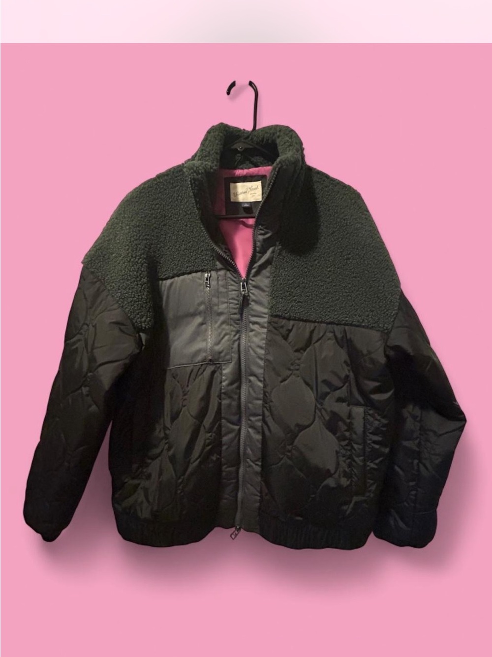 Universal Thread Quilted & Sherpa Jacket -